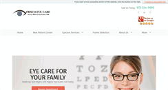 Desktop Screenshot of frisco-eyecare.com