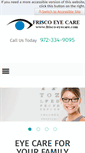 Mobile Screenshot of frisco-eyecare.com